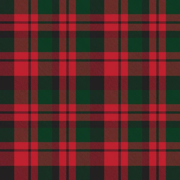 Christmas Plaid Geruit Tartan Naadloos Patroon Geschikt Voor Mode Textiel — Stockvector