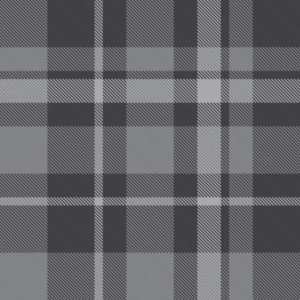 Grey Plaid Checkered Tartan Seamless Pattern Suitable Fashion Textiles Graphics — Stock Vector