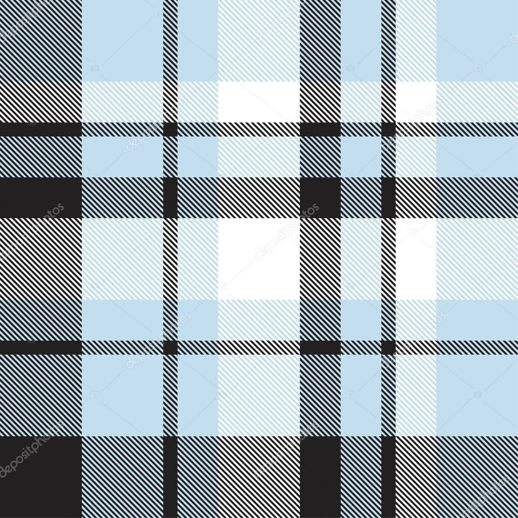 Sky blue Plaid, checkered, tartan seamless pattern suitable for fashion textiles and graphics