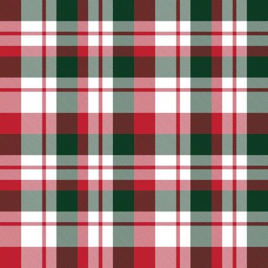 Moda tekstil ve grafikleri için uygun Noel ekoseli, ekoseli, ekoseli, ekose desenli