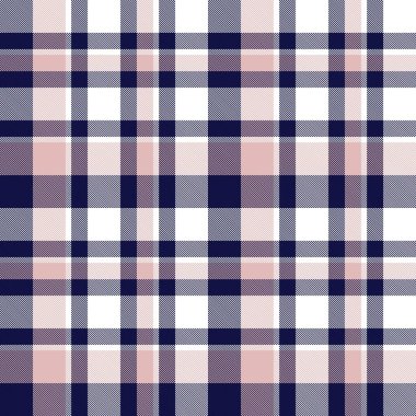 Moda tekstil ve grafikleri için uygun pembe ve denizci ekoseli, ekoseli, ekosesiz desen