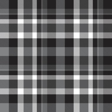 Siyah ve beyaz ekoseli, kareli, ekose desenli moda tekstil ve grafikleri için uygun.