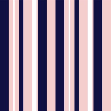 Moda tekstil ve grafikleri için uygun pembe ve donanma dikey çizgili düz desenli arkaplan