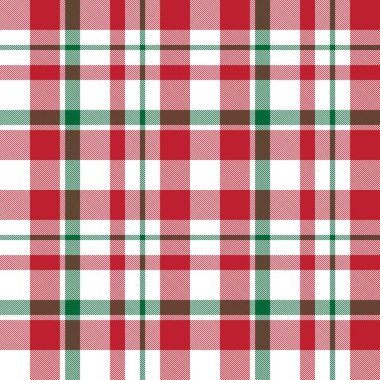 Moda tekstil ve grafikleri için uygun Noel ekoseli, ekoseli, ekoseli, ekose desenli