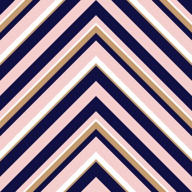 Moda tekstili ve grafikleri için uygun pembe ve lacivert köşegen çizgili desenli arkaplan.