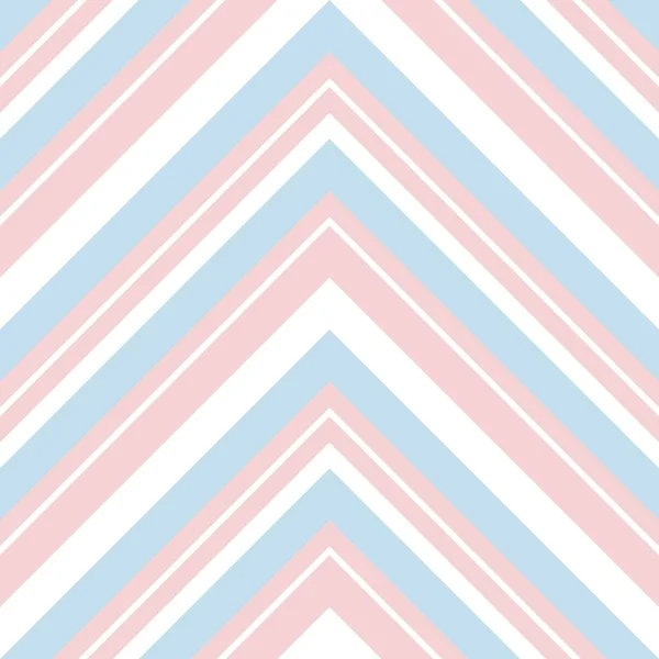 Sky Blue Chevron Diagonal Striped Seamless Pattern Background 그래픽 — 스톡 벡터