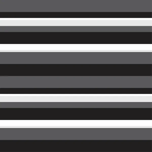 Black White Horizontal Striped Seamless Pattern Background Suitable Fashion Textiles — Stock Vector