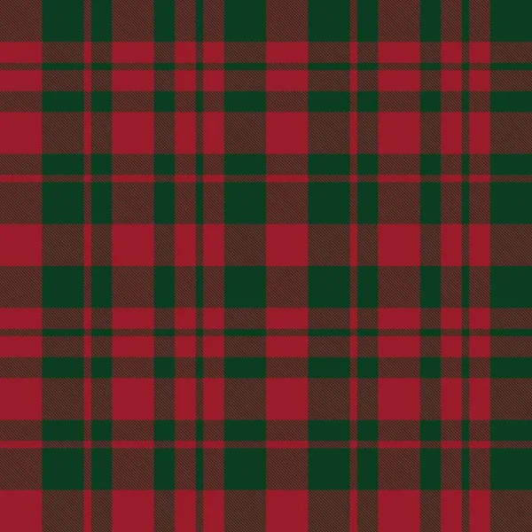 Plaid Navidad Cuadros Tartán Patrón Sin Costura Adecuado Para Textiles — Vector de stock