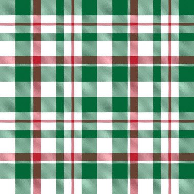 Moda tekstil ve grafikleri için uygun Noel ekoseli, ekoseli, ekoseli, ekose desenli