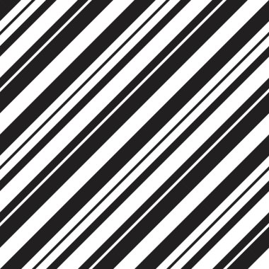 Moda tekstili ve grafikleri için uygun siyah ve beyaz köşegen çizgili düz desenli arkaplan
