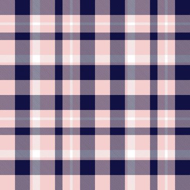 Moda tekstil ve grafikleri için uygun pembe ve denizci ekoseli, ekoseli, ekosesiz desen