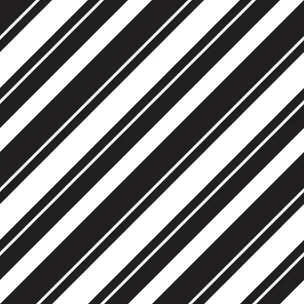 Чорно Білий Діагональний Смугастий Безшовний Візерунок Підходить Модного Текстилю Графіки — стоковий вектор