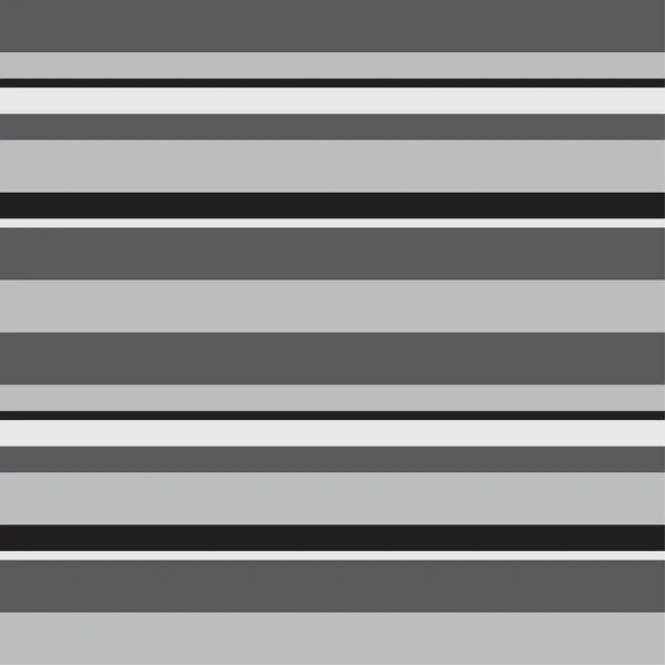 Gris Horizontal Rayado Sin Costuras Patrón Fondo Adecuado Para Textiles — Vector de stock