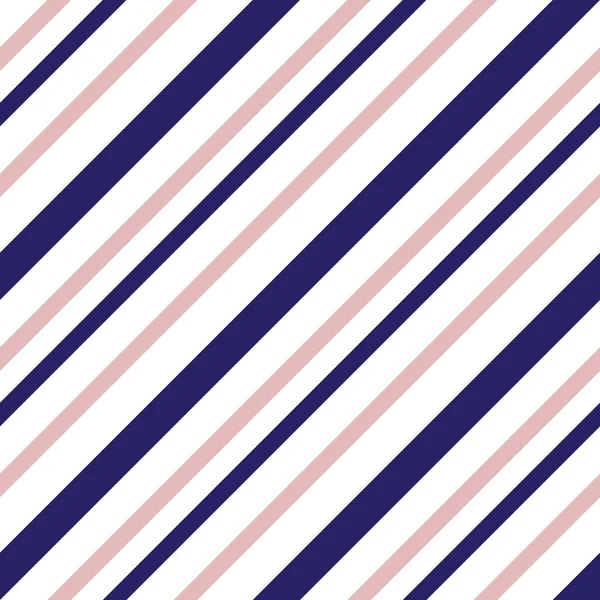 Pink Navy Diagonal Striped Seamless Pattern Background Suitable Fashion Textiles — Stock Vector