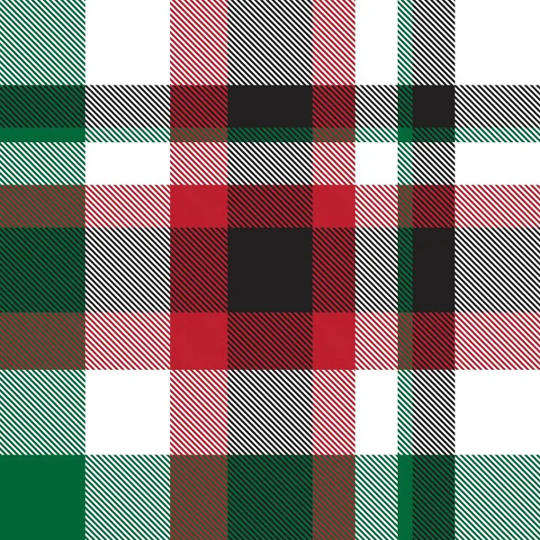 Christmas Plaid Checkered Tartan Seamless Pattern Suitable Fashion Textiles Graphics — Stock Vector