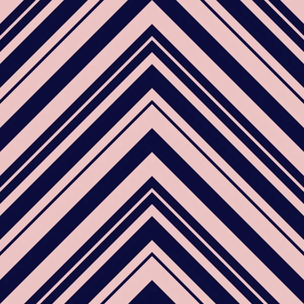 Fondo Patrón Sin Costuras Rayas Diagonales Chevron Rosa Azul Marino — Vector de stock