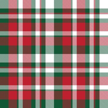 Moda tekstil ve grafikleri için uygun Noel ekoseli, ekoseli, ekoseli, ekose desenli