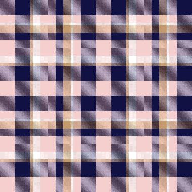 Moda tekstil ve grafikleri için uygun pembe ve denizci ekoseli, ekoseli, ekosesiz desen