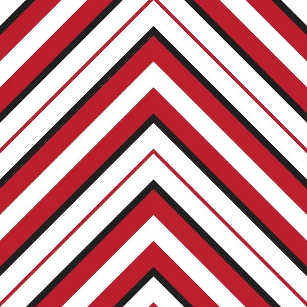 Red Chevron Diagonal Striped Seamless Pattern Background Suitable Fashion Textiles — Stock Vector