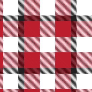 Moda tekstil ve grafikleri için uygun kırmızı ekose, kareli, tartan desenli