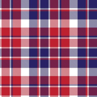 Moda tekstil ve grafikleri için uygun kırmızı ve lacivert, ekoseli, ekoseli, ekosesiz desenli