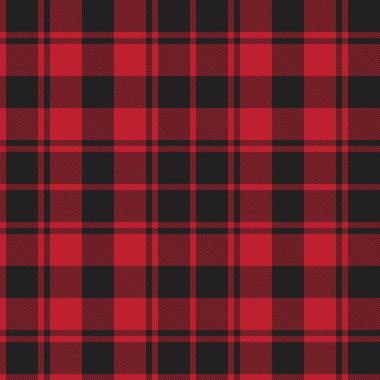 Moda tekstil ve grafikleri için uygun kırmızı ekose, kareli, tartan desenli