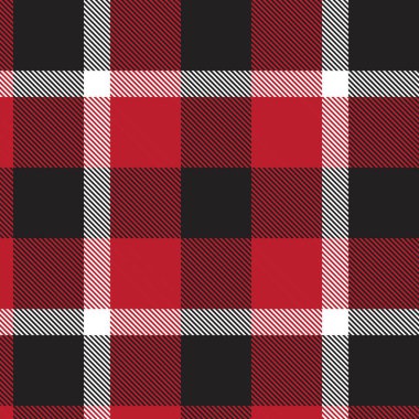 Moda tekstil ve grafikleri için uygun kırmızı ekose, kareli, tartan desenli