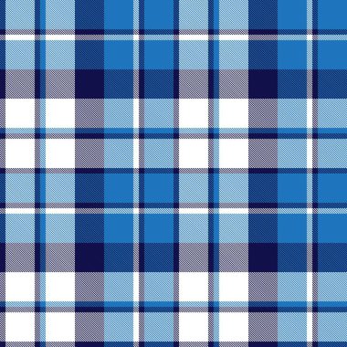 Mavi ekose, kareli, ekose desenli moda tekstil ve grafikleri için uygun.