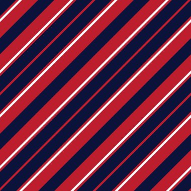 Moda tekstili ve grafikleri için uygun kırmızı ve mavi köşegen çizgili dikişsiz arkaplan