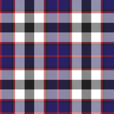 Moda tekstil ve grafikleri için uygun kırmızı ve lacivert, ekoseli, ekoseli, ekosesiz desenli