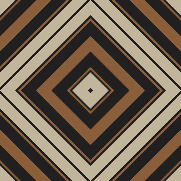 Brown Taupe Argyle Diagonale Rayé Fond Motif Sans Couture Adapté — Image vectorielle