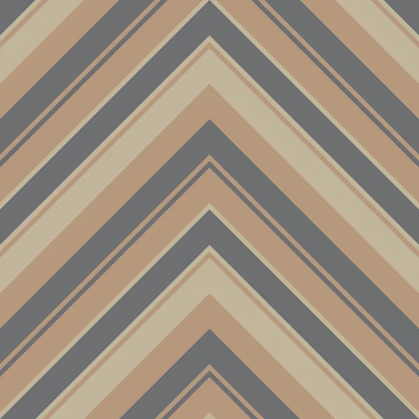 Коричневый Taupe Chevron Диагональ Полосатый Бесшовный Фон Узор Подходит Моды — стоковый вектор