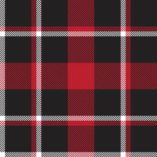 Cuadros Rojos Cuadros Tartán Patrón Sin Costura Adecuado Para Textiles — Archivo Imágenes Vectoriales