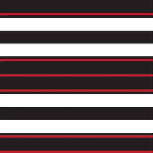 Red Horizontal Pruhované Bezešvé Vzor Pozadí Vhodné Pro Módní Textilie — Stockový vektor