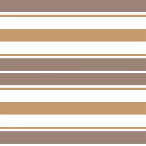 Brown Taupe Horizontal Rayé Fond Motif Sans Couture Adapté Pour — Image vectorielle