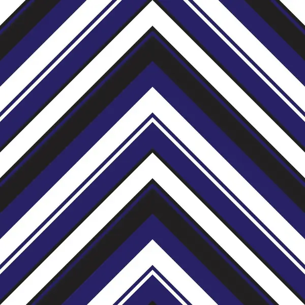 Blue Chevron Diagonal Striped Seamless Pattern Background Suitable Fashion Textiles — Stock Vector