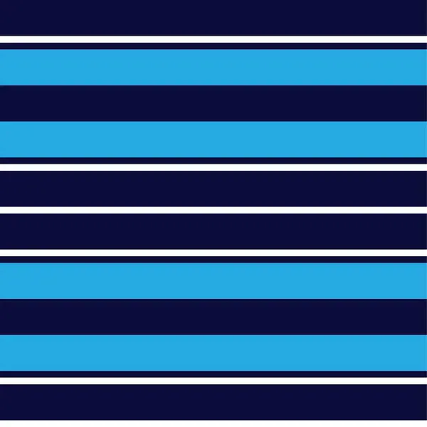 Blå Horisontell Randig Sömlös Mönster Bakgrund Lämplig För Mode Textilier — Stock vektor