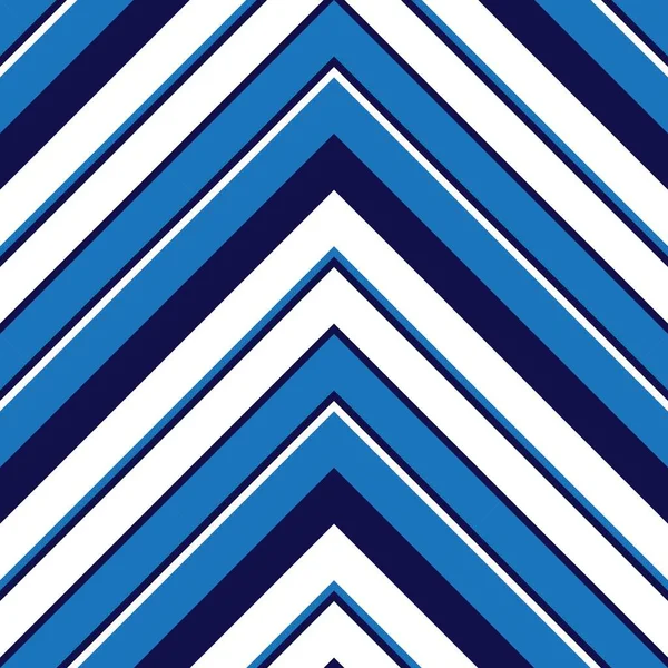 Fondo Patrón Sin Costura Rayado Diagonal Chevron Azul Adecuado Para — Vector de stock