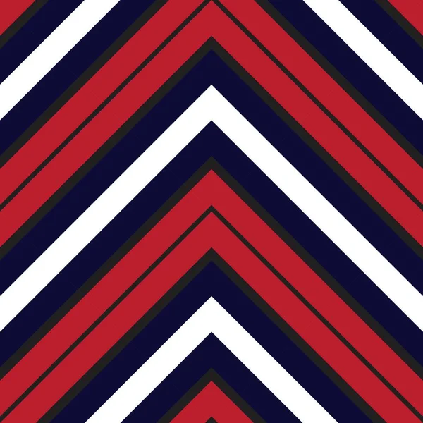 Rosso Chevron Diagonale Strisce Senza Cuciture Modello Sfondo Adatto Tessuti — Vettoriale Stock