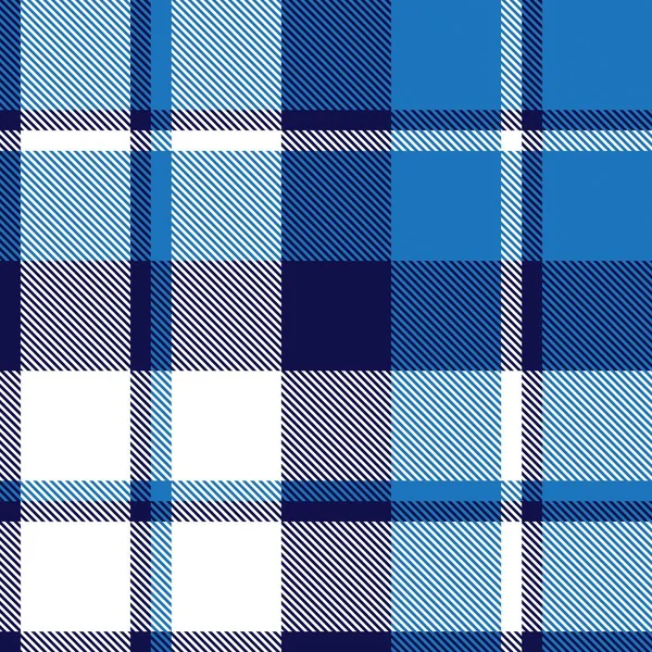 Blue Plaid Checkered Tartan Seamless Pattern Suitable Fashion Textiles Graphics — стоковый вектор