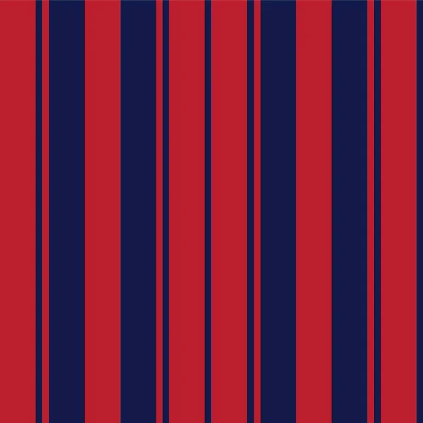 ファッション繊維 グラフィックに適した赤と青の縦縞のシームレスなパターンの背景 — ストックベクタ