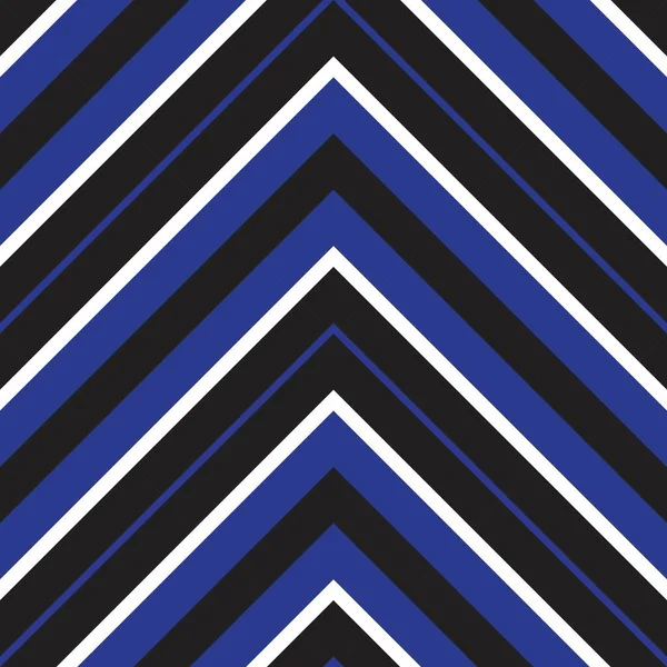 Fondo Patrón Sin Costura Rayado Diagonal Chevron Azul Adecuado Para — Vector de stock