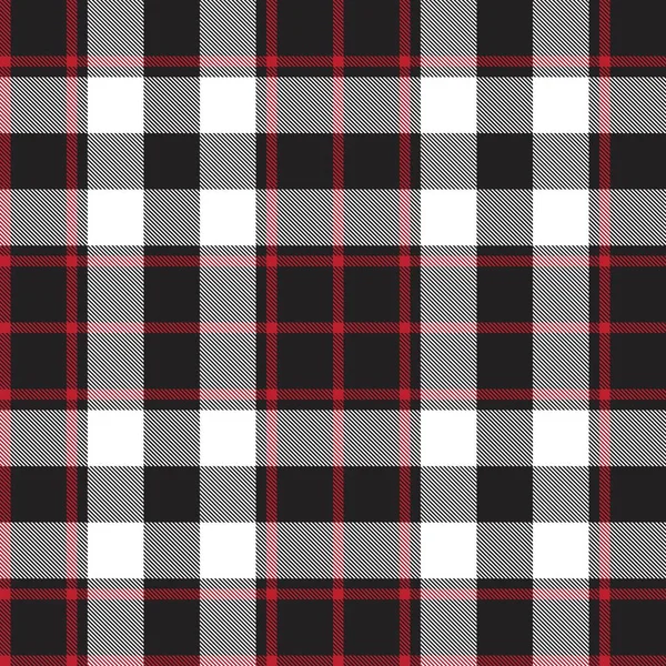 Xadrez Vermelho Xadrez Tartan Padrão Sem Costura Adequado Para Têxteis — Vetor de Stock