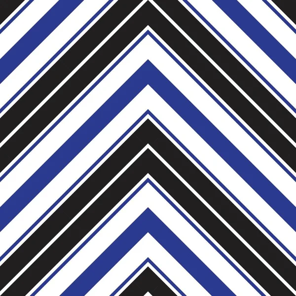 Синий Chevron Диагональ Полосатый Бесшовный Фон Узор Подходит Моды Текстиля — стоковый вектор