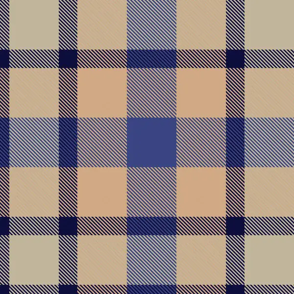 Bruine Taupe Plaid Tartan Naadloos Patroon Geschikt Voor Mode Textiel — Stockvector