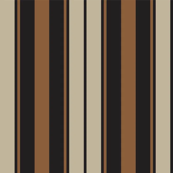 Brown Taupe Vertical Striped Seamless Pattern Background 그래픽 — 스톡 벡터