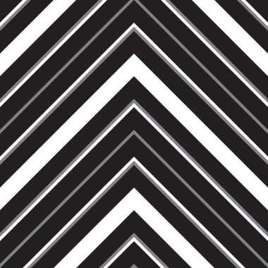 Siyah ve beyaz Chevron köşegen çizgili desensiz arka plan moda tekstil ve grafikleri için uygun.