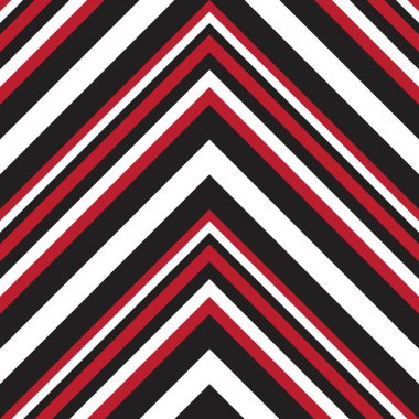 Moda tekstil ve grafikleri için uygun kırmızı Chevron köşegen çizgili dikişsiz arkaplan