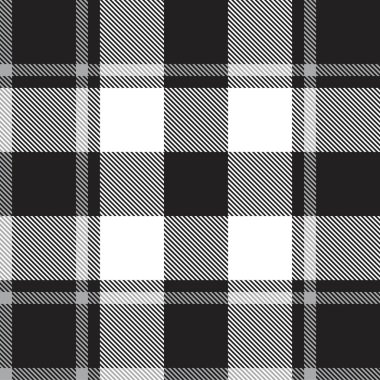 Siyah ve beyaz ekoseli, kareli, ekose desenli moda tekstil ve grafikleri için uygun.