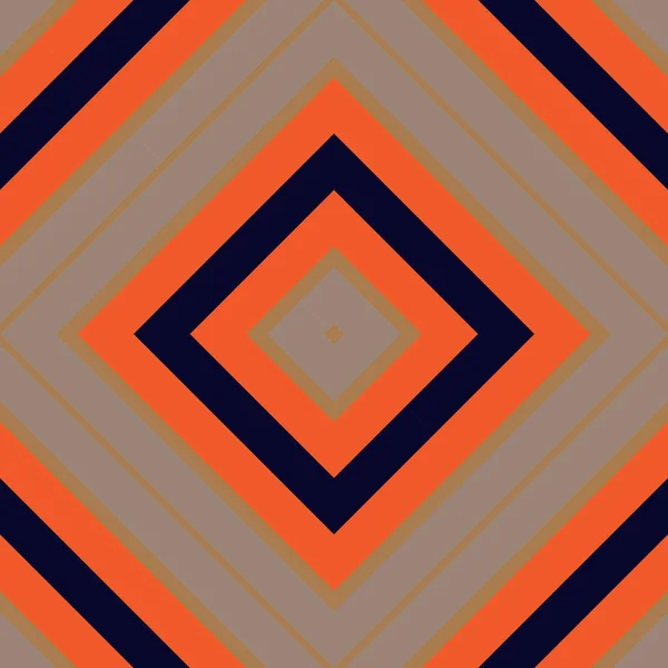 Orange Argyle Diagonal Striped Seamless Pattern Background Suitable Fashion Textiles — Stock Vector